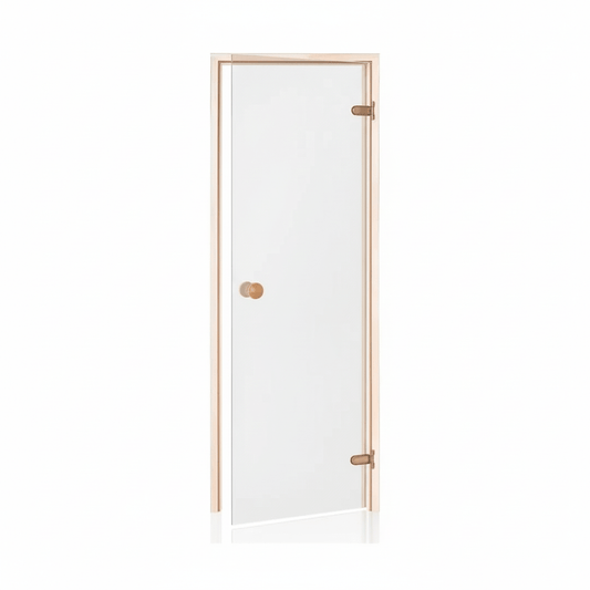 Glass Sauna Door with Aspen Frame (Standard) Sauna Door | Finnmark Sauna