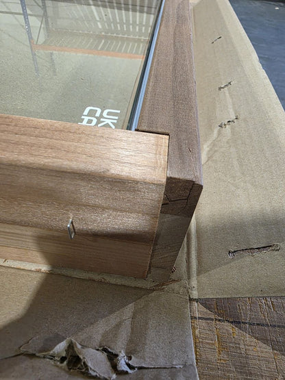 Glass Sauna Door with Thermo Aspen Frame (Standard) (B - Stock) Sauna Door | Finnmark Sauna