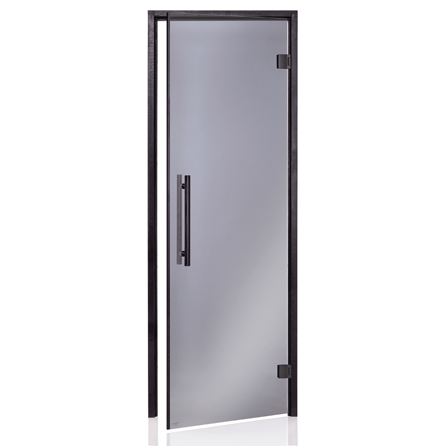 Glass Sauna Room Door with Black Timber Frame (Benelux Black)