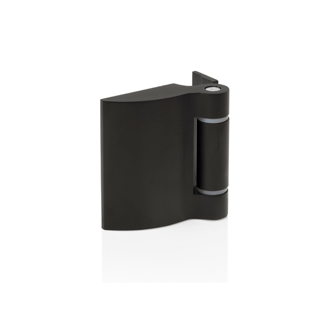 Glass Steam Room Door with Black Aluminium Frame (Benelux) Steam Room Door | Finnmark Sauna