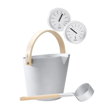 Helo Silver Sauna Gift Box Set (Brilliant Range)