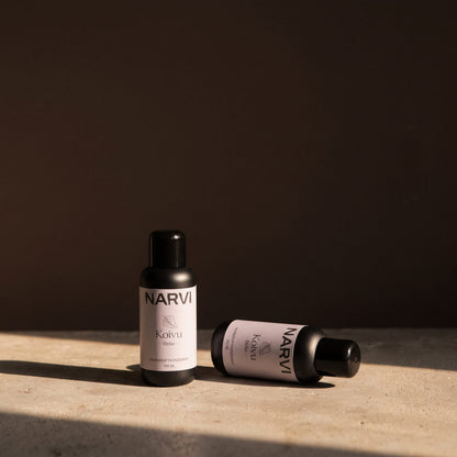 Birch Sauna Scent by Narvi (100ml) - lifestyle in sunlight