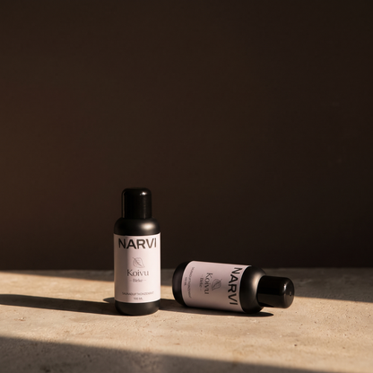 Birch Sauna Scent by Narvi (100ml) - lifestyle in sunlight