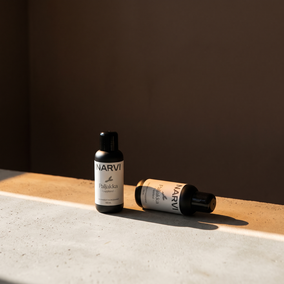 Lapland Sauna Scent by Narvi (100ml) - lifestyle in sunlight