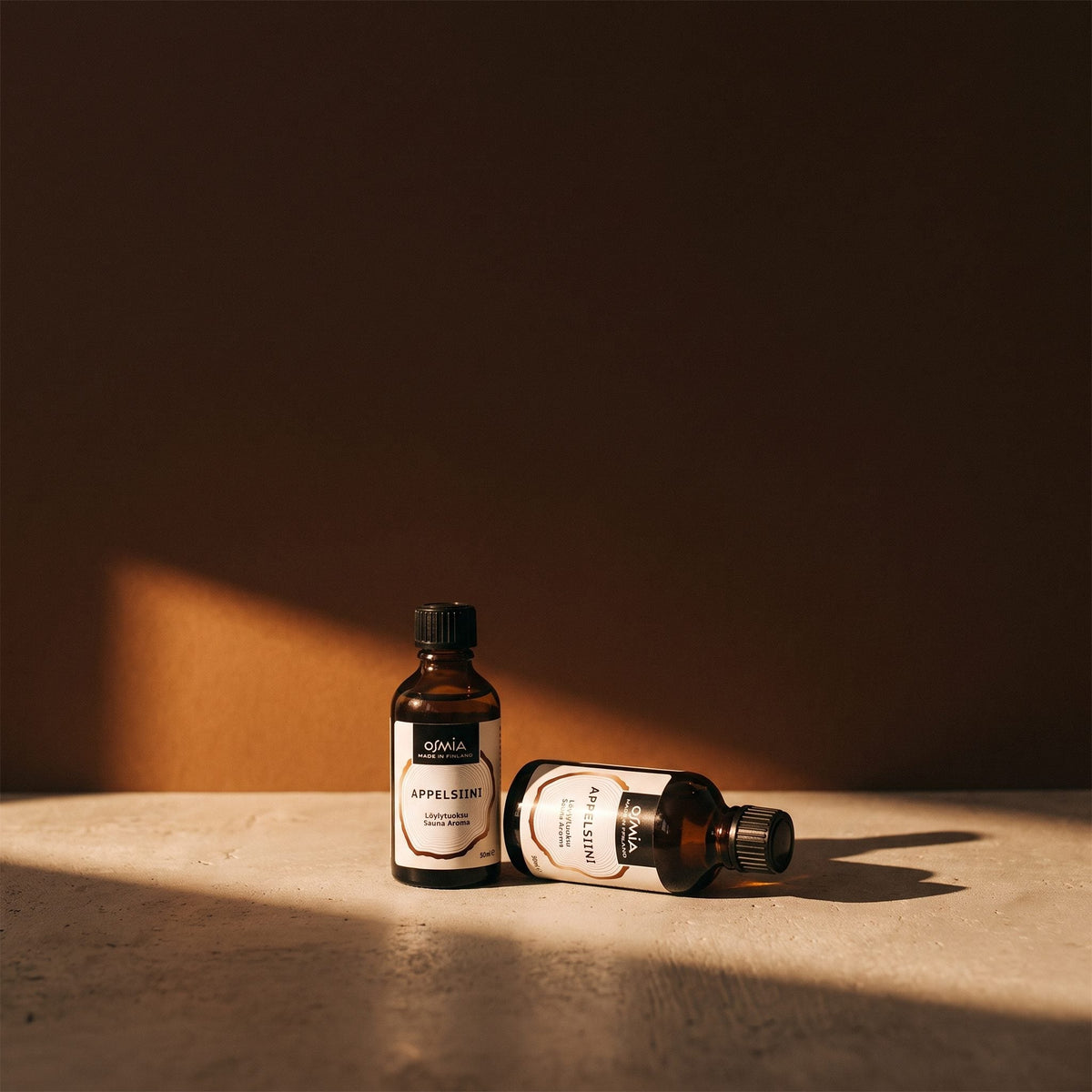 Orange Sauna Aroma by Osmia (50ml) - lifestyle in sunlight