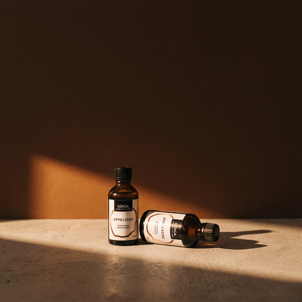 Orange Sauna Aroma by Osmia (50ml) - lifestyle in sunlight
