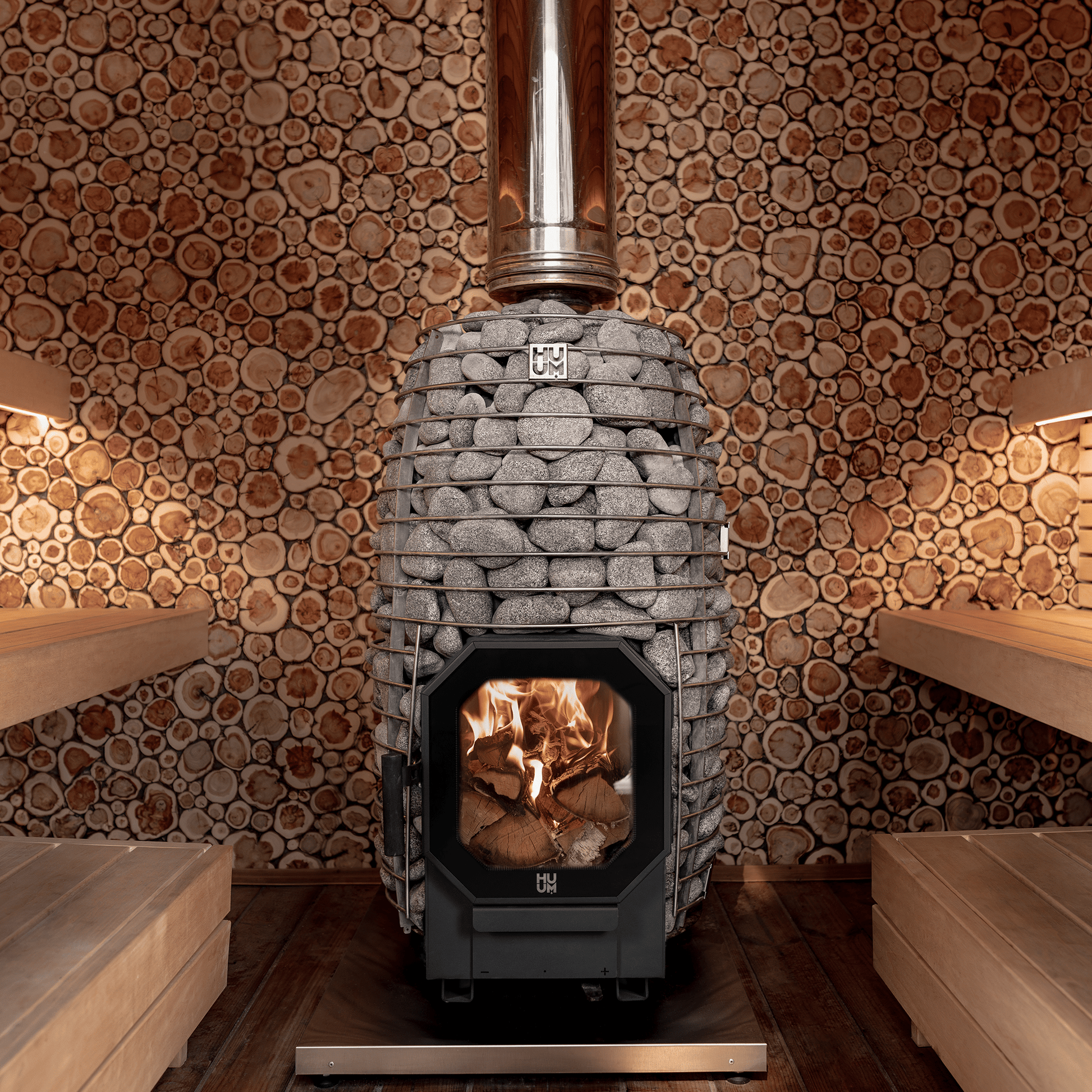 HUUM HIVE Flow Wood Burning Sauna Heater Wood Burning Sauna Heater | Finnmark Sauna