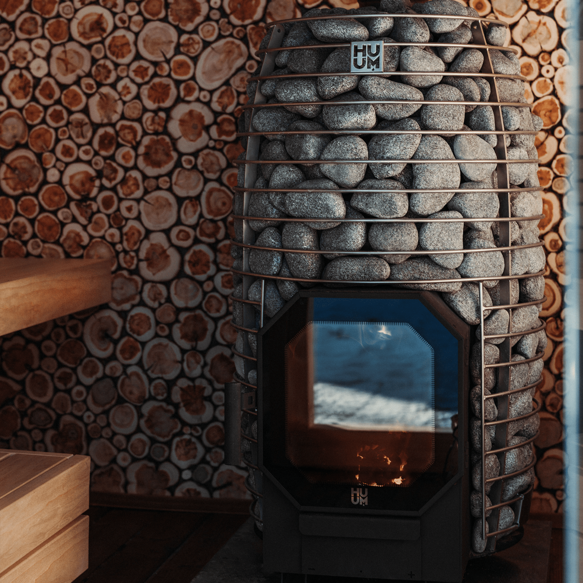 HUUM HIVE Flow Wood Burning Sauna Heater Wood Burning Sauna Heater | Finnmark Sauna
