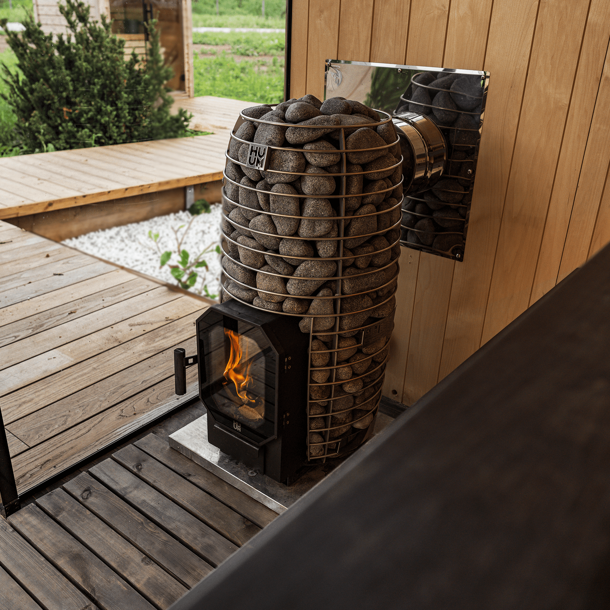 HUUM HIVE Flow Wood Burning Sauna Heater Wood Burning Sauna Heater | Finnmark Sauna