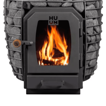 HUUM HIVE Wood 17 Wood - Burning Sauna Heater Door Wood Burning Heater Accessories | Finnmark Sauna