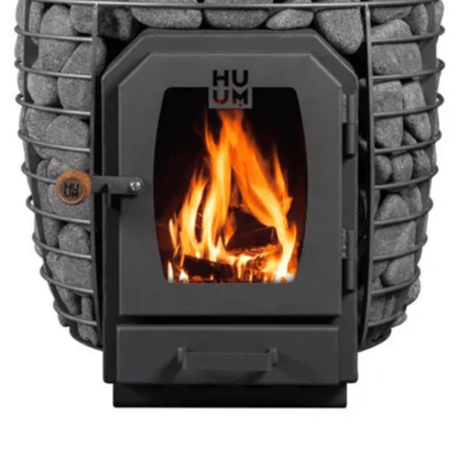 HUUM HIVE Wood 17 Wood - Burning Sauna Heater Door Wood Burning Heater Accessories | Finnmark Sauna