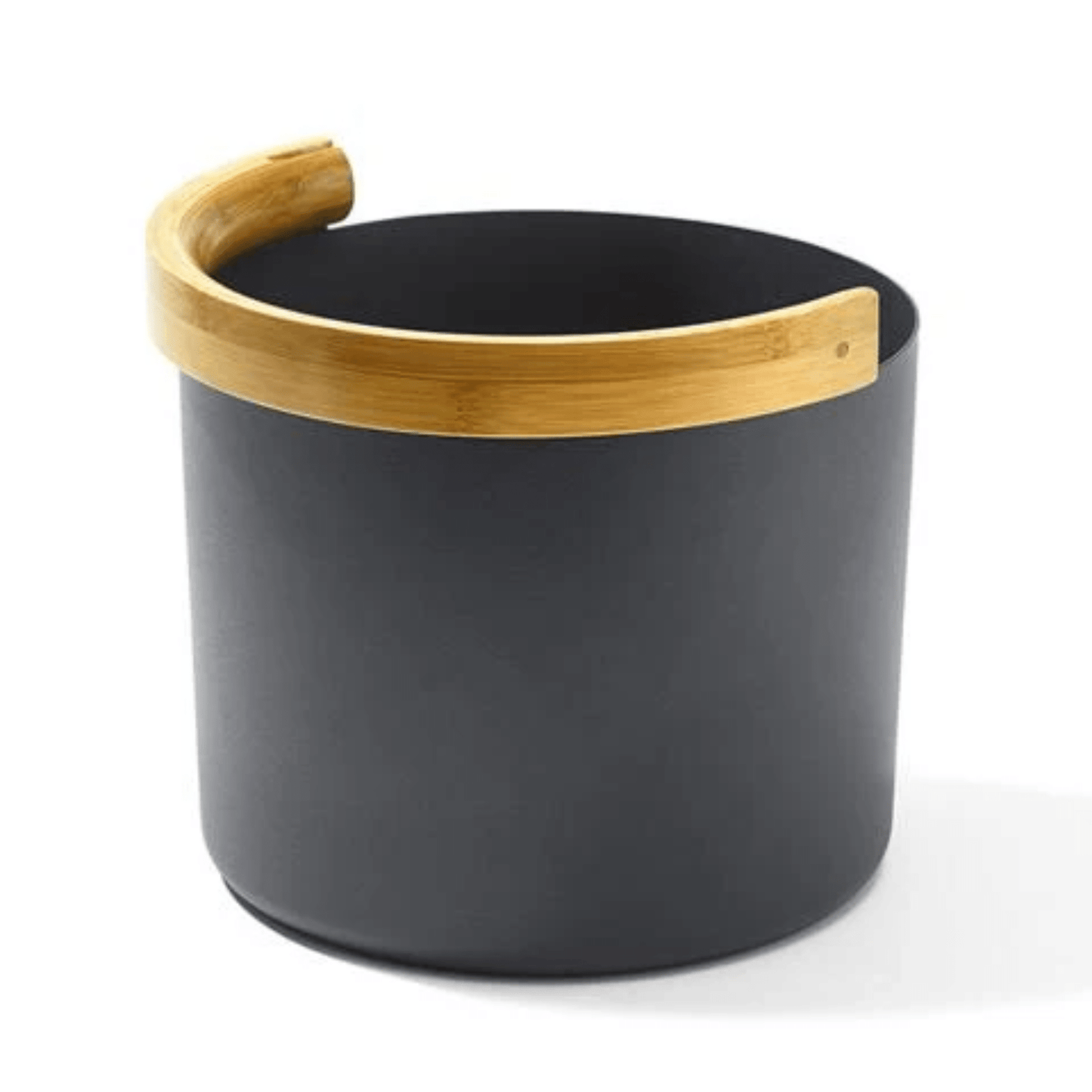 KOLO Rounded Sauna Bucket Black | Finnmark Sauna Sauna Buckets & Ladles | Finnmark Sauna