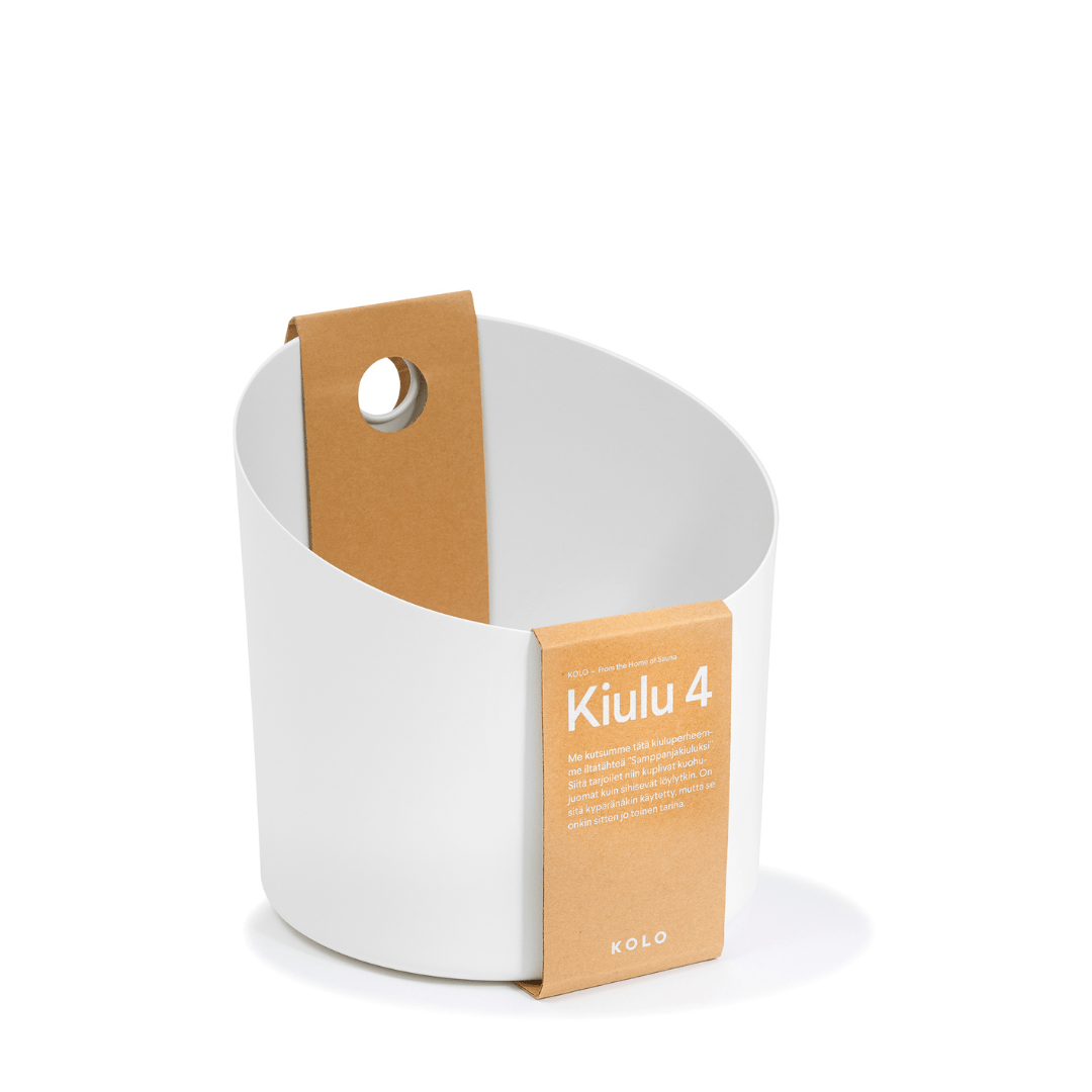 KOLO Sauna Bucket White | Finnmark Sauna Sauna Accessories | Finnmark Sauna