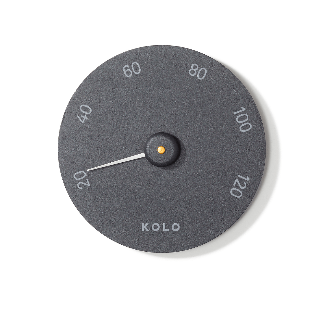 KOLO Sauna Thermometer Black