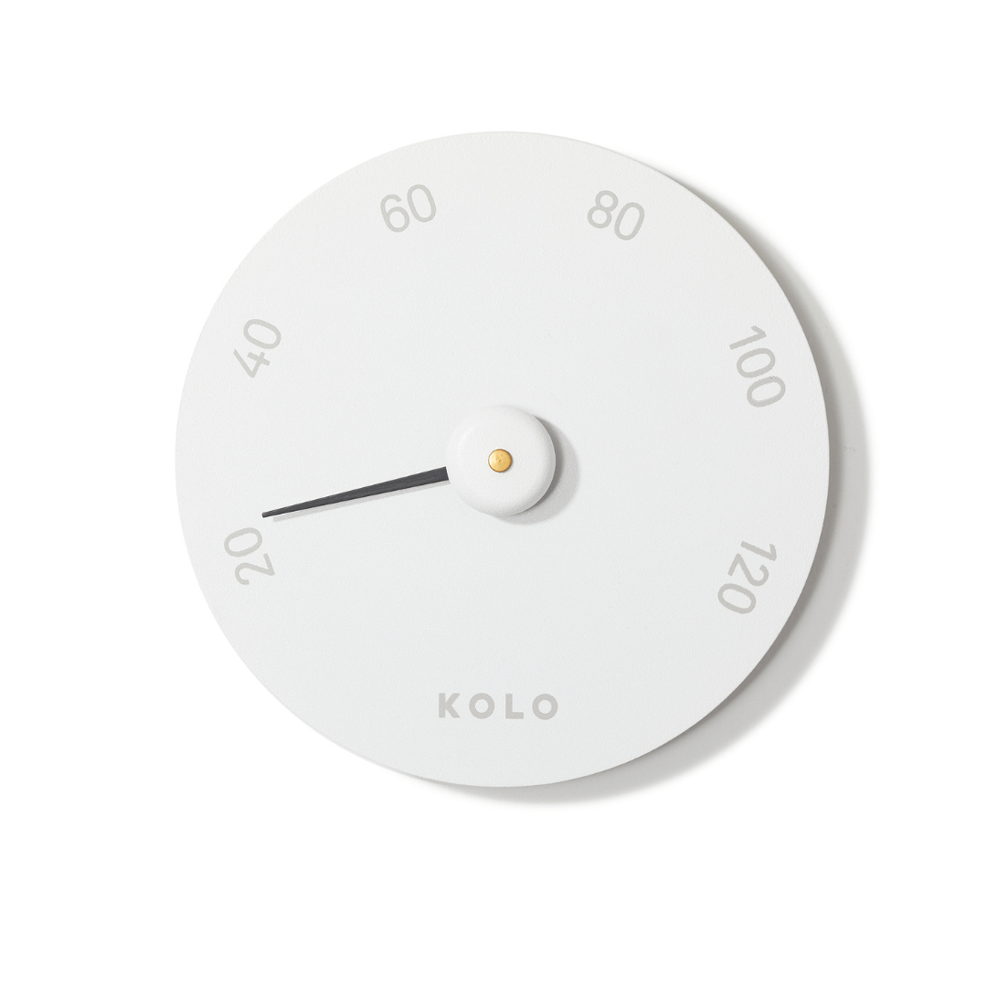 KOLO Sauna Thermometer White