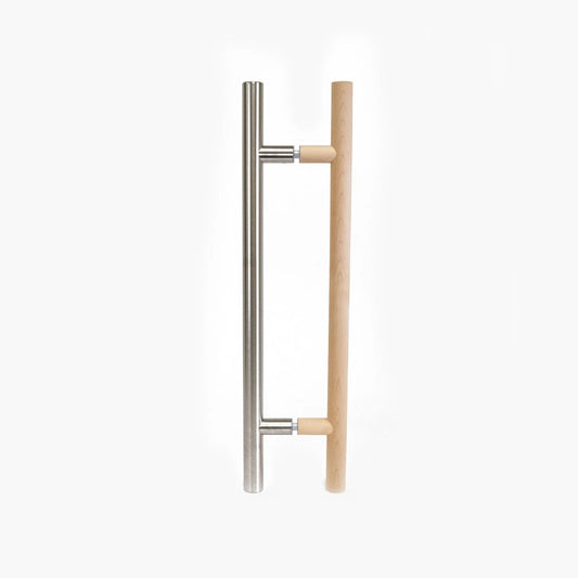 Maple Sauna Door Handle - Guardsman Style Handle Sauna Door Handle | Finnmark Sauna