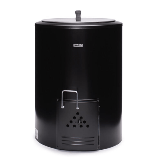 Narvi 80 Litre Wood Burning Sauna Water Heater Wood Burning Cauldron | Finnmark Sauna