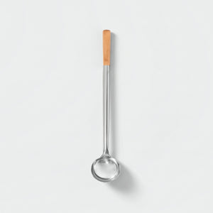 4Living Sauna Ladle Steel and Wood