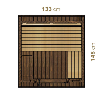 Outdoor Cube Sauna (2 Person)