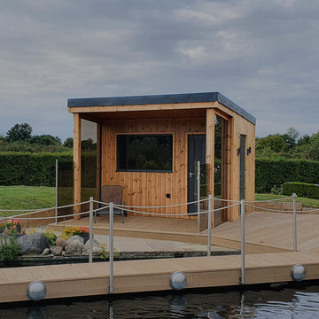 Bespoke Outdoor Sauna Installation, Radley Green, Chelmsford by Finnmark Sauna