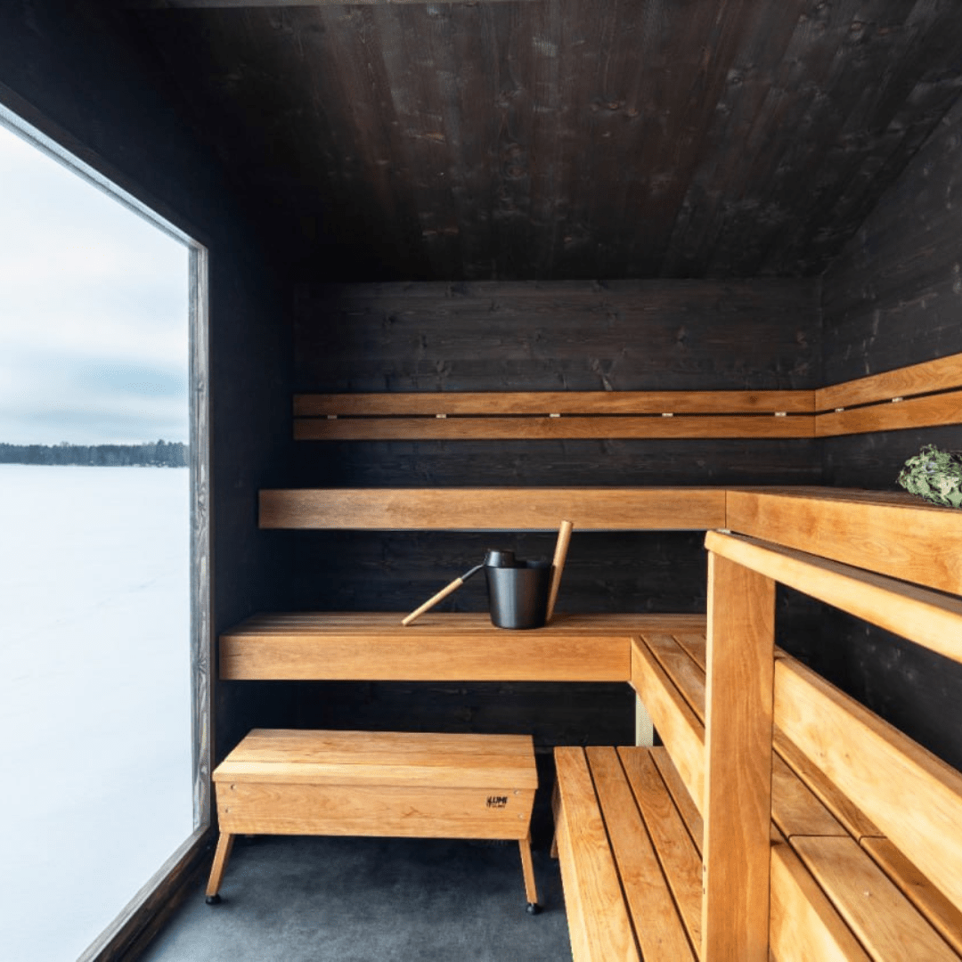 Outdoor Sauna Trailer 'Ilves' Plus (8 - 10 people) by Lapelland Sauna Trailer | Finnmark Sauna