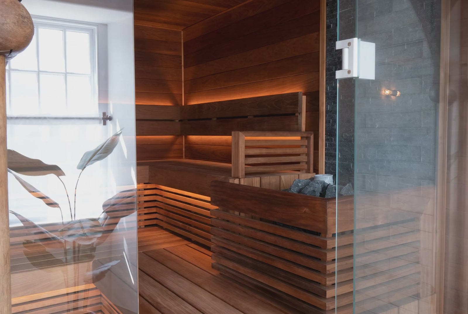 Sauna interior
