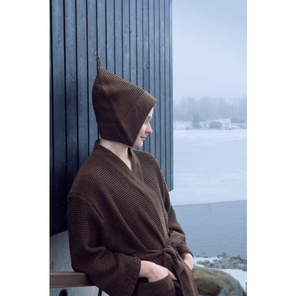 Rento Kenno Sauna Hat Dark Brown Brown Sauna Hat | Finnmark Sauna