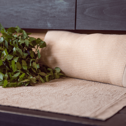 Rento Kenno Sauna Seat Cover Beige Sauna Seat Cover | Finnmark Sauna