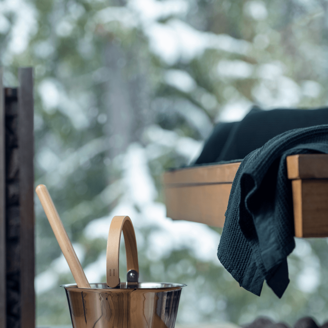 Rento Kenno Sauna Seat Cover Dark Green Sauna Seat Cover | Finnmark Sauna