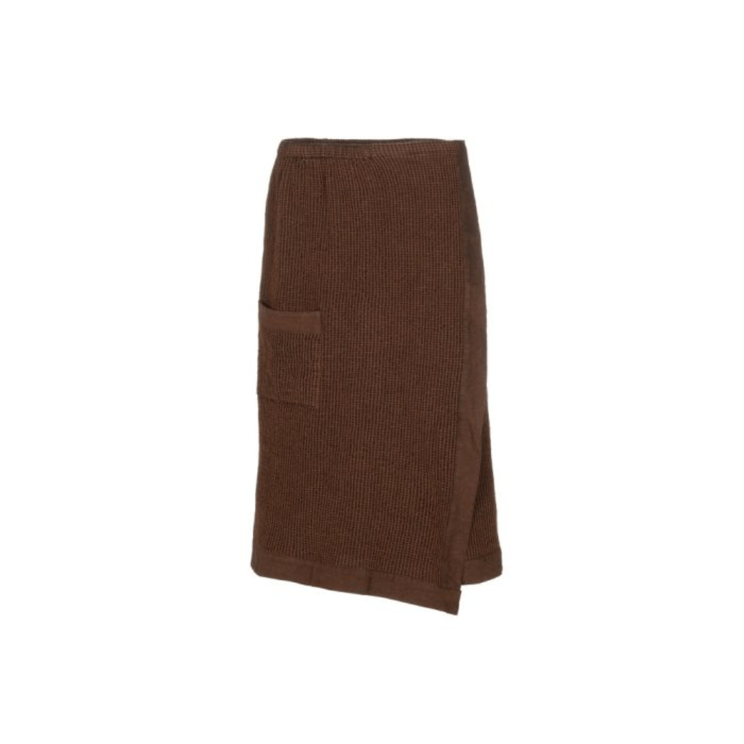 Rento Kenno Waist Towel Dark Brown Sauna Towel | Finnmark Sauna