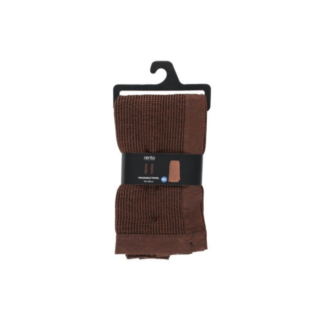 Rento Kenno Waist Towel Dark Brown Sauna Towel | Finnmark Sauna