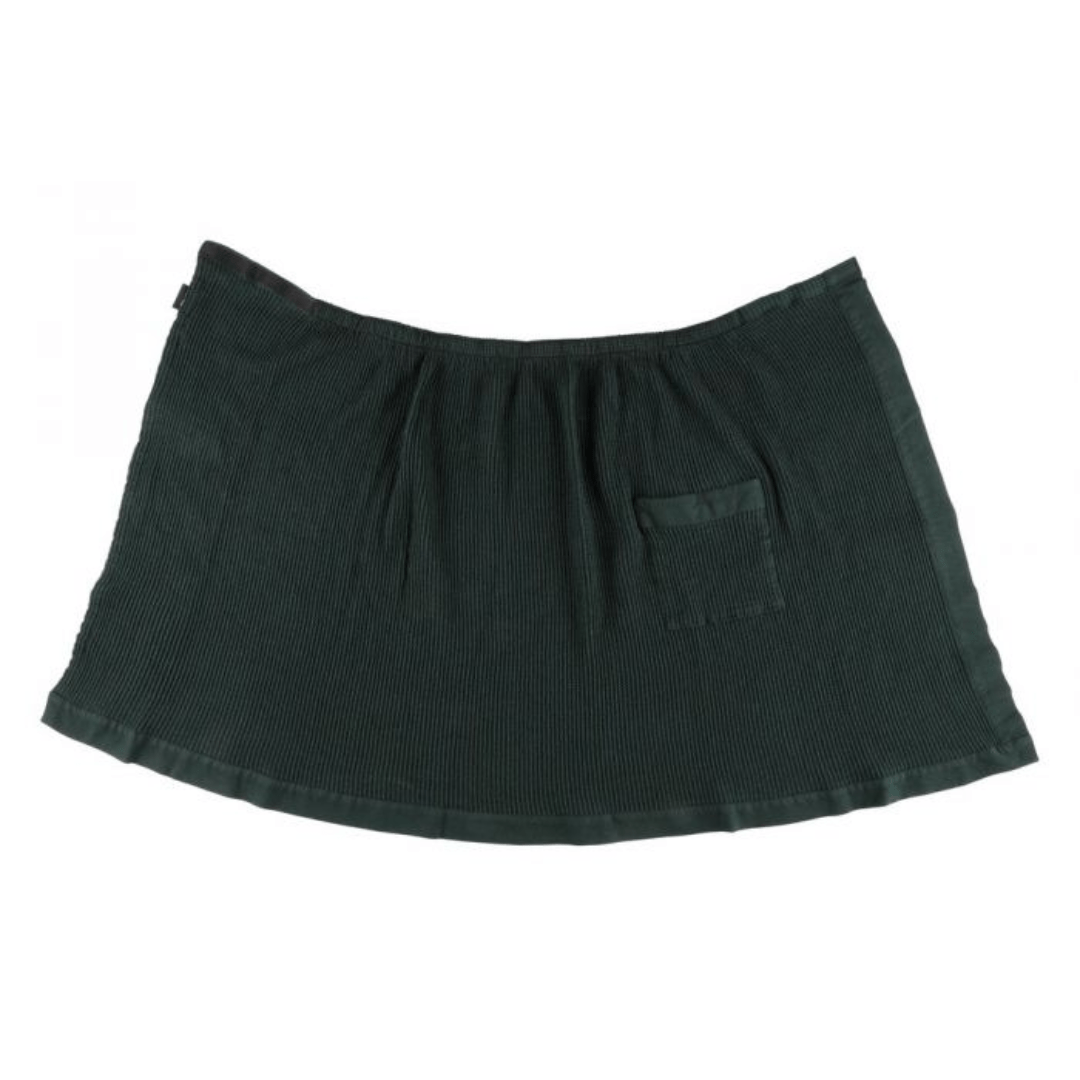 Rento Kenno Waist Towel Dark Green Sauna Towel | Finnmark Sauna
