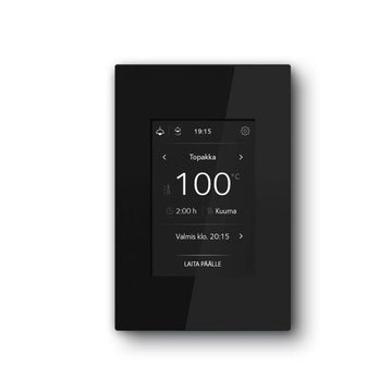 Sauna Control Panel (Touch Screen - Black) by Tulikivi Remote Control | Finnmark Sauna