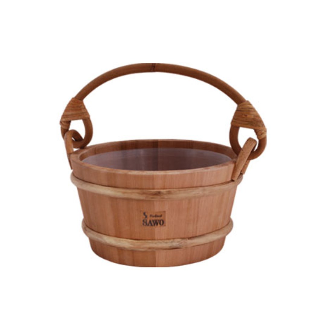 Sawo Sauna Pail Red Cedar 4 Litre Sauna Bucket/Pail | Finnmark Sauna