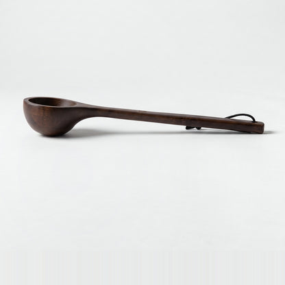 Bamboo Ladle Dark by Rento - side profile