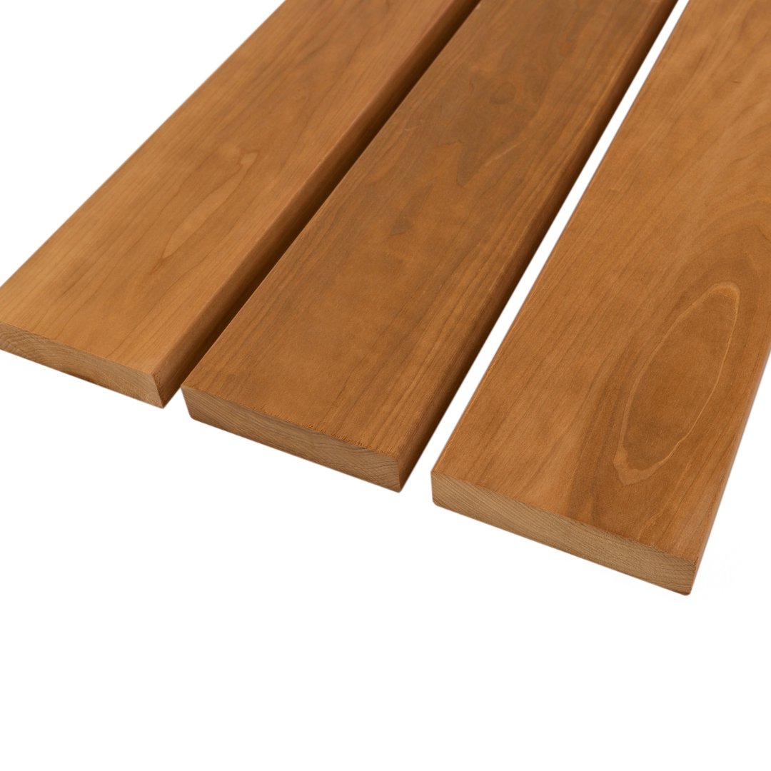 Thermo Aspen Sauna Wood Bench Boards 120mm (Pack of 4) by Finnmark Sauna Sauna Timber | Finnmark Sauna