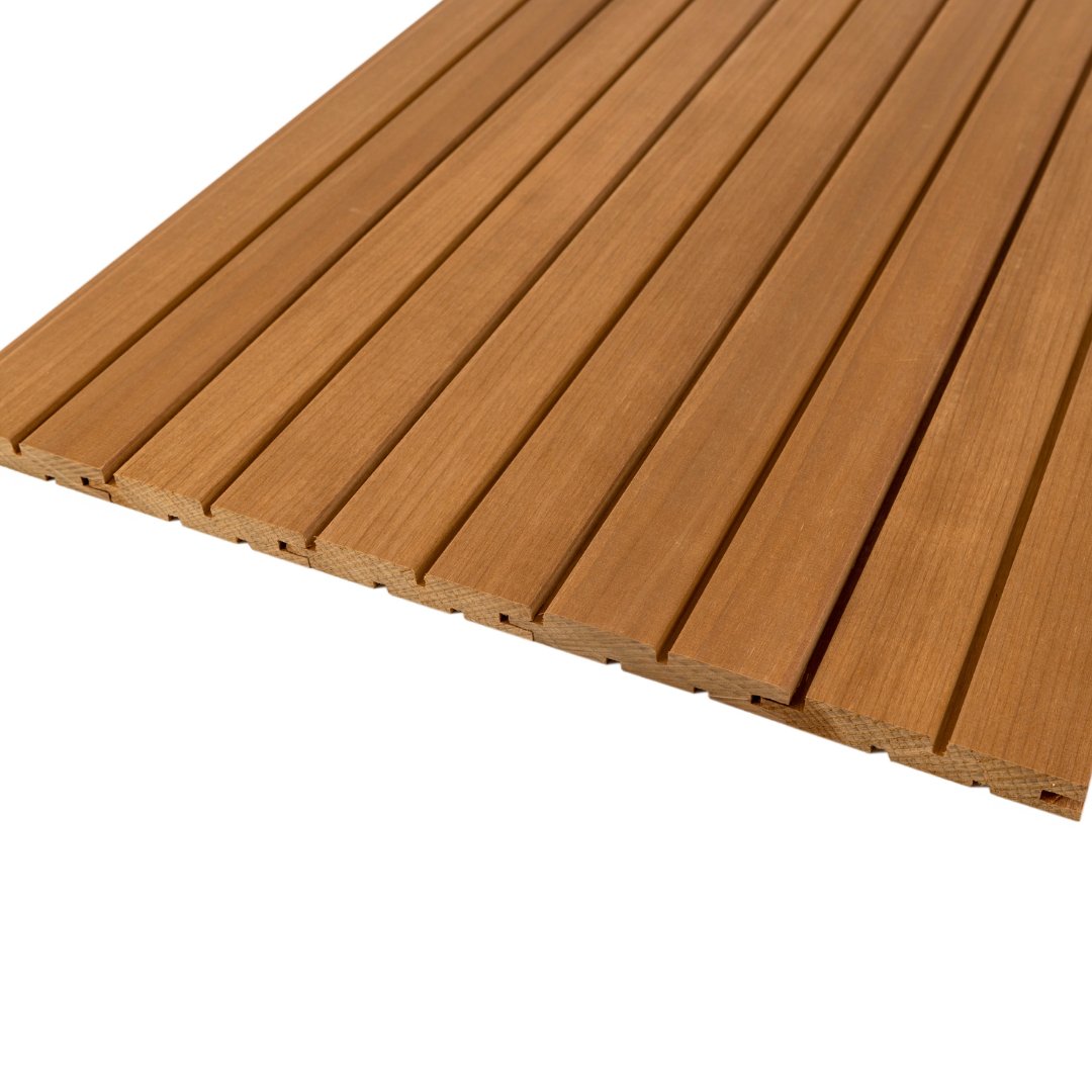 Thermo Aspen Sauna Wood Cladding STS Valeura 90mm (Pack of 6) by Finnmark Sauna Sauna Timber | Finnmark Sauna