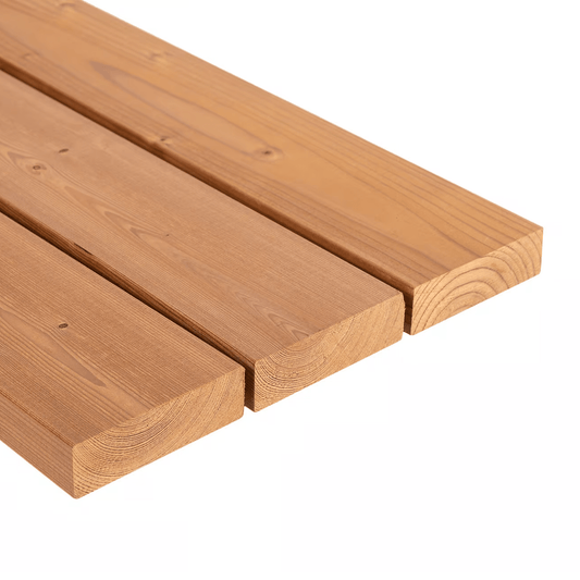 Thermo Spruce Sauna Wood Bench Boards 90mm (Pack of 4)