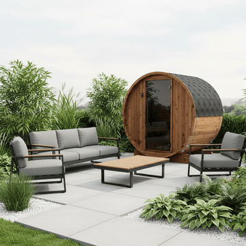 Thermo Wood Barrel Sauna - Micro (2 Person)