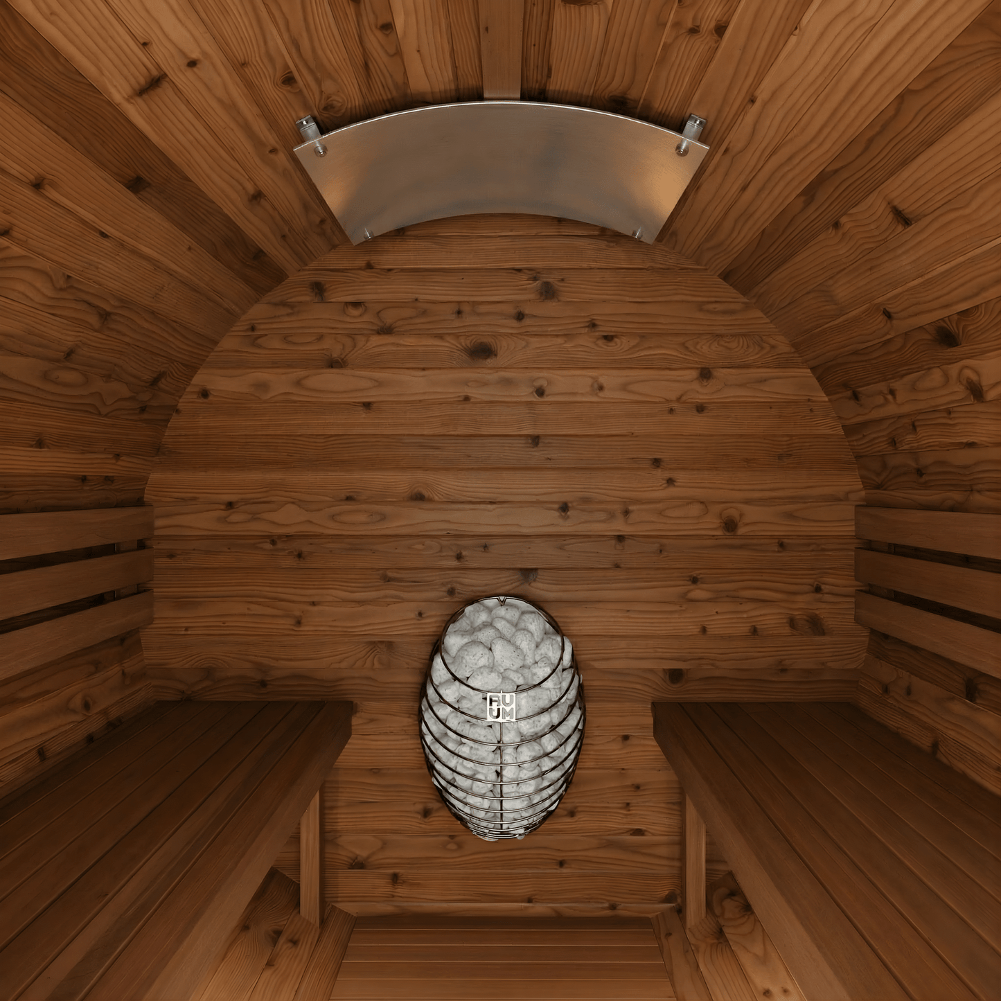 Thermo Wood Barrel Sauna - Micro (2 Person) Barrel Sauna | Finnmark Sauna