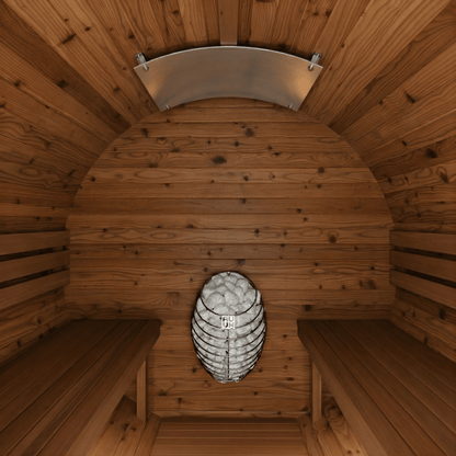 Thermo Wood Barrel Sauna - Micro (2 Person) Barrel Sauna | Finnmark Sauna