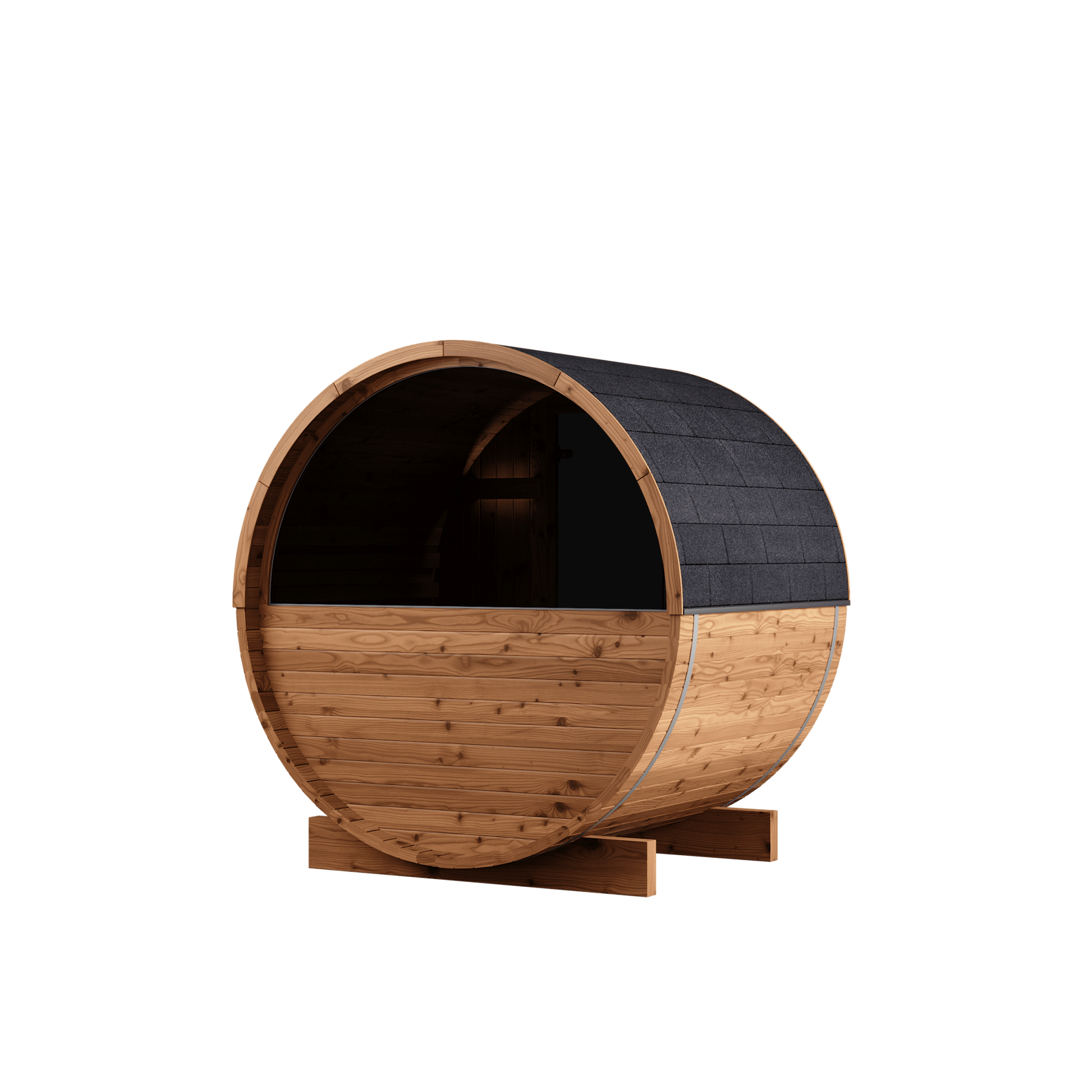 Thermo Wood Barrel Sauna - Micro (2 Person) Barrel Sauna | Finnmark Sauna