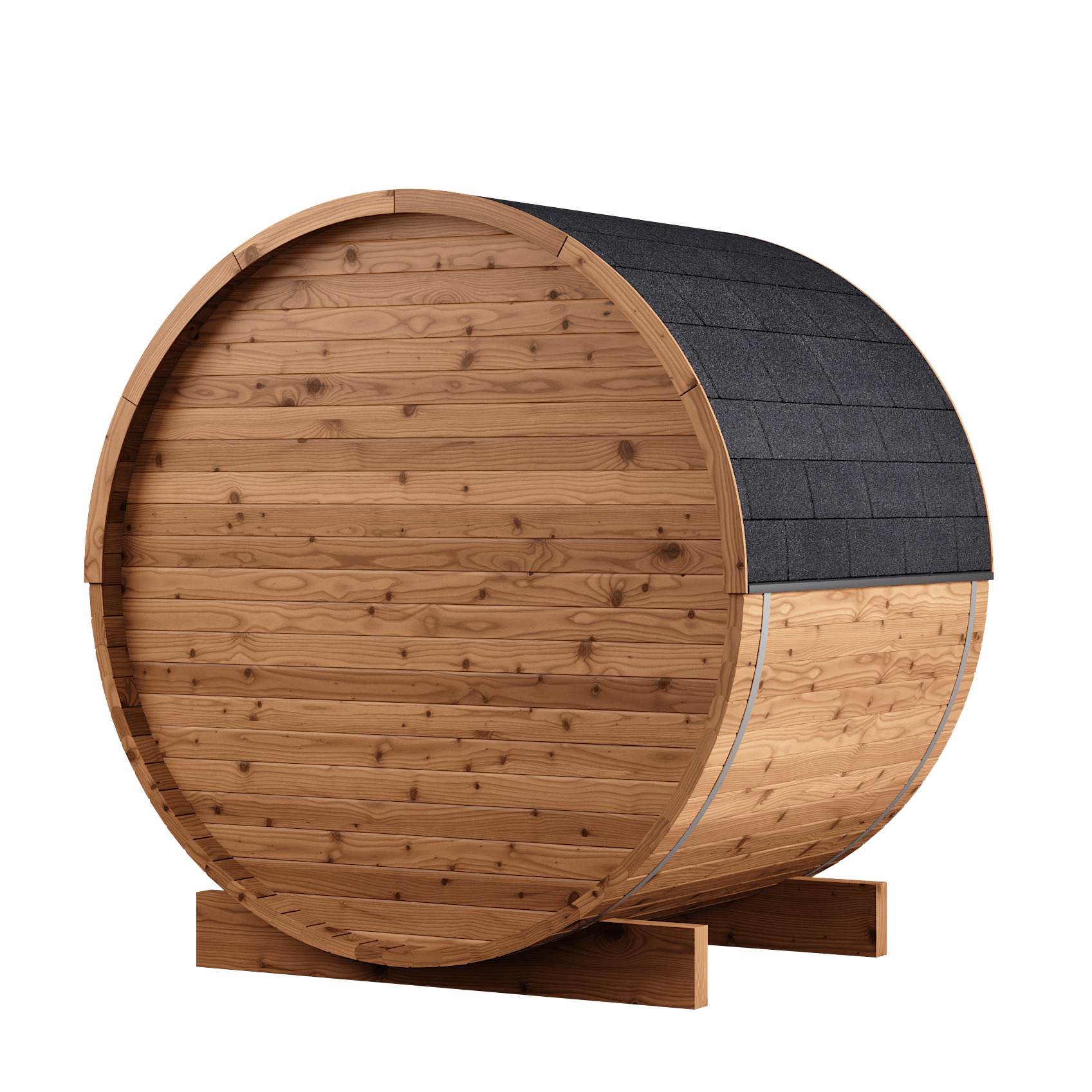 Thermo Wood Barrel Sauna - Micro (2 Person) Barrel Sauna | Finnmark Sauna