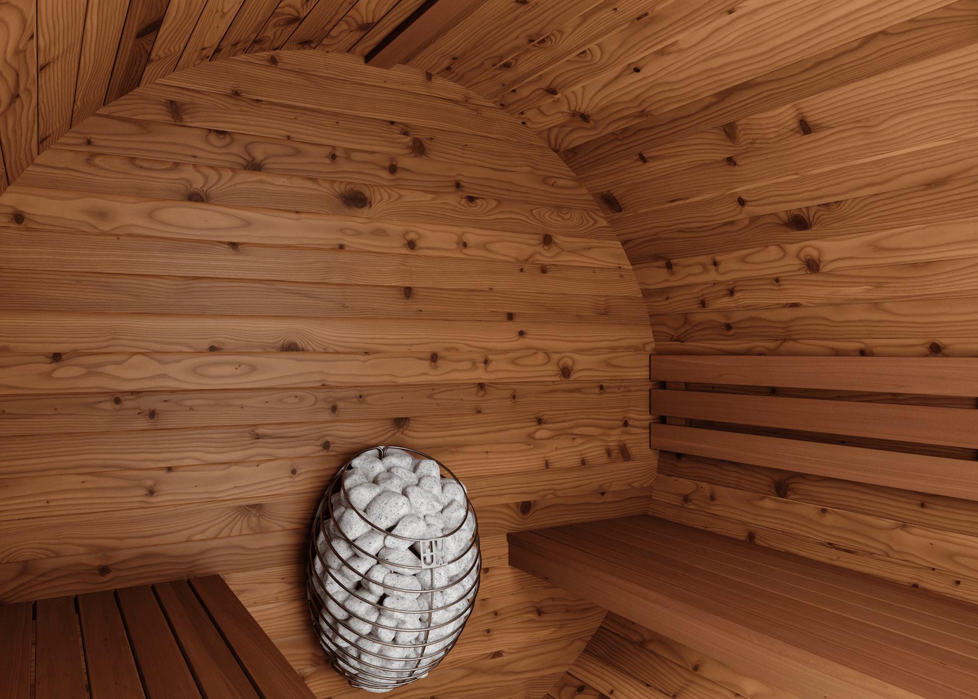 Thermo Wood Barrel Sauna - Micro (2 Person) Barrel Sauna | Finnmark Sauna