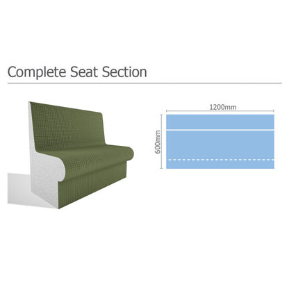 Tileable Steam Room Complete Seat Section - Buckingham Steam Room | Finnmark Sauna