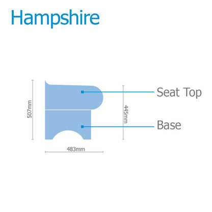Tileable Steam Room Electric Heated Complete Seat Section - Hampshire Steam Room | Finnmark Sauna