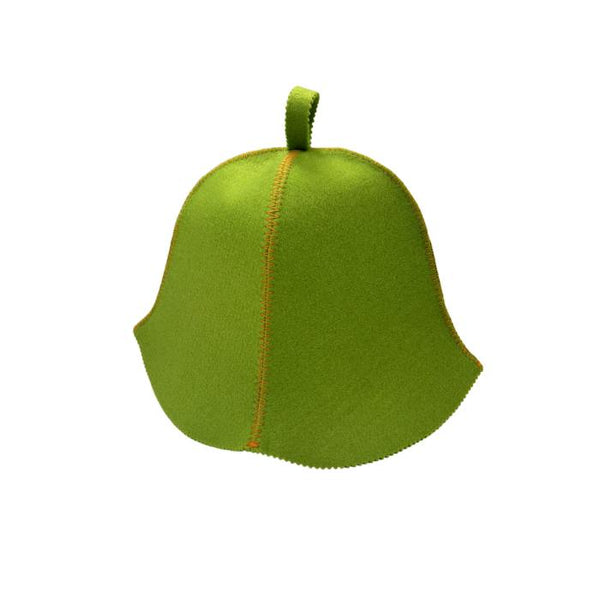 Traditional Lightweight Green Felt Sauna Hat