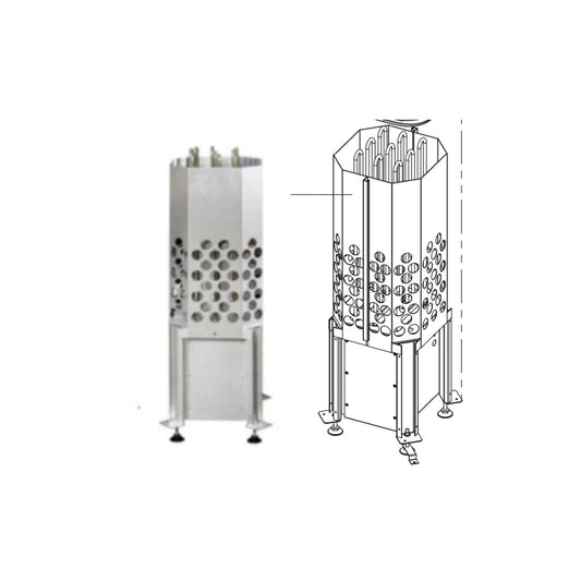 Tulikivi Replacement D-Body with Heating Elements Heater Body | Finnmark Sauna