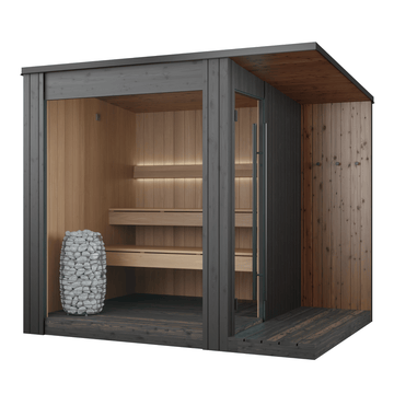 URSA® Black Outdoor Sauna (3-4 Person)