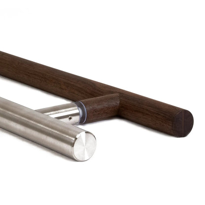 Walnut Sauna Door Handle - Guardsman Style Handle Sauna Door Handle | Finnmark Sauna